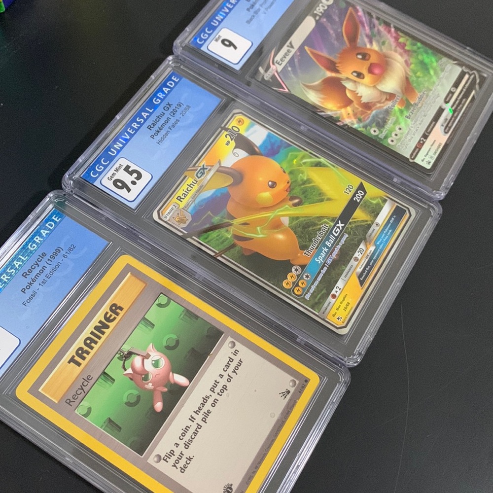 Pokemon graded bundle cards